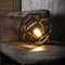 Tafellamp metaal - industriele lamp - tafellamp Zwart bruin
