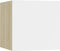 vidaXL - Tv-wandmeubelen - 2 - st - 30,5x30x30 - cm - wit - en - sonoma - eikenkleurig