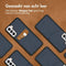 Accezz Samsung Galaxy S21 - Back Cover - Premium Leather Card Slot - Donkerblauw