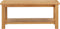 vidaXL - Salontafel - 110x55x40 - cm - massief - eikenhout