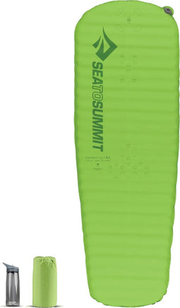 Sea to Summit Comfort Light S.I. Regular - Zelf opbaasbare slaapmat - 5cm - 650g – Groen