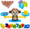 Must-Have for Kids Monkey Balance Game - Educatief Speelgoed - Leren Rekenen - Bruin
