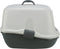 Trixie Berto Top - Kattenbak Overdekt - Zeef Scheidingssysteem - Grijs - 59X39X42 cm