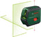 Bosch AdvancedLevel 2G - Kruislijnlaser - Zelfnivellerend - Groene laserdiodes