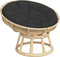 vidaXL - Zitkussen - rond - Ø - 100x11 - cm - oxford - stof - zwart