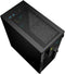 Gembird CCC-FC-4000 - Tower PC - ATX ITX micro ATX - Geharde glas zijpaneel - Zwart
