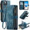 Caseme - Geschikt voor iPhone 14 - Portemonnee hoes - Blauw