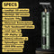Sansbeauté® T-Blade Buddha Trimmer - Draadloze Baard- en Haartrimmer - 3 Opzetkammen - Green Platinum