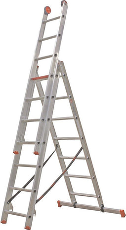 Altrex All Round - Reformladder 3-delig - 3x7 Sporten - Lichtgewicht I-profiel