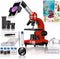 Bresser Junior Biolux SEL - Studenten Microscoop - Barlow Zoom Systeem LED verlichting - Rood