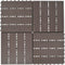 vidaXL - Terrastegels - 30x30 - cm - 1 - m² - HKC - donkerbruin - 11 - st