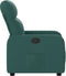 Fauteuil verstelbaar stof donkergroen