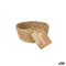 Veelzijdige mand Privilege Bruin vlechtwerk Rond ø 12 x 5 cm (36 Stuks)