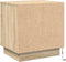 vidaXL - Nachttafel - met - LED-verlichting - - - Sonoma - Eik - - - 44x34,5x45 - cm