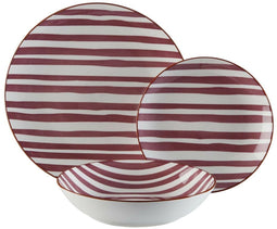 Serviesset Versa Venecia 18 Onderdelen Bruin Porselein