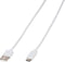 Vivanco USB-kabel USB 2.0 USB-A stekker, USB-C stekker 1.00 m Wit 39452