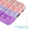 iMoshion Hoesje Geschikt voor Samsung Galaxy S9 Hoesje Siliconen - iMoshion Pop It Fidget Toy - Pop It hoesje - Multicolor