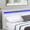 Juskys Verona - Gestoffeerd bed - 120 x 200 cm - LED Verlichting - Wit