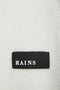 Rains Fleece Pullover Hoodie - Unisex - Boxy-pasvorm - Off White