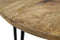 HSM Collection Bijzettafel - naturel/zwart
