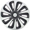 Michelin Wieldoppen 16 inch - NVS - Zilver/zwart (set van 4)