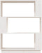 vidaXL - Boekenkast/kamerscherm - 80x25x101 - cm - massief - grenenhout - wit