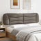 vidaXL - Hoofdbordkussen - 200 - cm - stof - taupe
