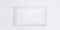 vidaXL - Wastafel - inbouw - 600x460x130 - mm - SMC - wit