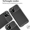 iMoshion Hoesje Geschikt voor iPhone 11 Pro Max Hoesje Siliconen - iMoshion Carbon Softcase Backcover - Zwart