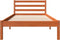 vidaXL - Bedframe - zonder - matras - massief - grenenhout - wasbruin - 100x200 - cm