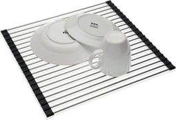 Afdruiprek voor Keukengootsteen Versa Eloy Staal Aluminium Siliconen (32 x 0,04 x 44 cm)