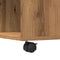 vidaXL - Salontafel - 80x80x40 - cm - bewerkt - hout - artisanaal - eikenkleur
