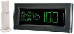 Weerstation - Radio gestuurde klok - Datum - Weersvoorspelling/omstandigheden - Wekkerfunctie- Technoline MA 10901