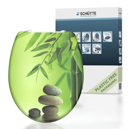 SCHÜTTE WC-Bril 82365 - Duroplast - Soft Close - Afklikbaar - Groen