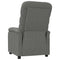 Fauteuil verstelbaar stof donkergrijs