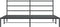 vidaXL - Bedframe - met - hoofdbord - metaal - zwart - 193x203 - cm