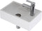Plieger Houston - Fonteinset Toilet - Compact design - Wit