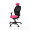 Jorquera Piqueras y Crespo 1D036G2 - Bureaustoel met hoofdsteun - Verstelbare hoogte - Roze