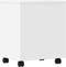 vidaXL - Printerkastje - met - wielen - 41x32x48 - cm - wit