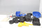 Falk New Holland Looptractor Set - Peuterlooptractor - Aanhanger met schop en hark - Blauw
