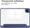 imoshion Tablet Hoes - Geschikt voor Samsung Galaxy Tab A9 8.7 inch - Trifold Hardcase Bookcase - Donkerblauw