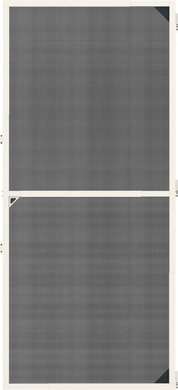 Livn hordeur Excellent - Telescopisch 105x235cm - Zelfsluitende scharnieren - Wit