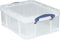 Really Useful Box opbergdoos - Opbergbox met deksel 18 liter - Transparant