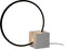 Lucide CIRKELIS - Tafellamp - Ø 32 cm - Dimbaar LED 1x6W 3000K - Zwart