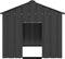 vidaXL - Hondenhok - met - dak - 113x153x101 - cm - gegalvaniseerd - staal