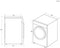 Haier HWD80-B14959EU1 - Was-droogcombinatie 8-6kg 1400T - Direct Motion motor - I-Pro Serie 5