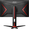 AOC Q24G2A/BK - Gaming Monitor - 165Hz 1ms MPRT QHD 2560x1440 - Rood Zwart