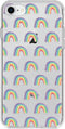 Hoesje Geschikt voor iPhone SE (2022) / SE (2020) / 8 / 7 / 6s / 6 Hoesje Siliconen - Design Backcover siliconen - Meerkleurig / Rainbow