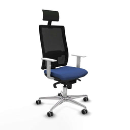 Bureaustoel met hoofdsteun Piqueras y Crespo 4B086G1 Marineblauw