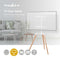 Nedis TVSM7060WT - Tripod TV-vloerstandaard - Geschikt voor 50-65 inch TV's - Houten afwerking